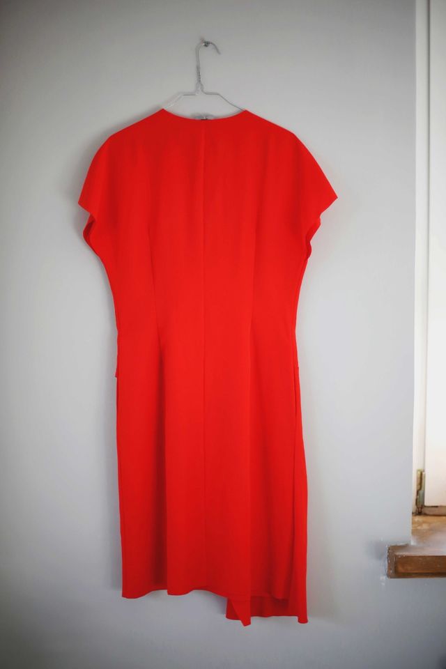 COS Kleid Rot basic 40 L minimalist Midi Midikleid Sommerkleid Et in Hamburg