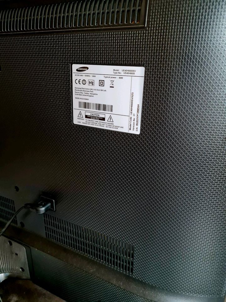 Samsung UE40H6600SV| 40 Zoll | Smart TV | schwarz in Rehe