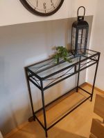 Metall Konsole, Metall mit Glas, Tisch, schwarz Landhausstil Niedersachsen - Hann. Münden Vorschau