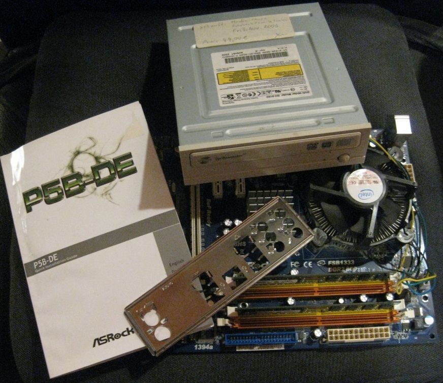PC-MAINBOARD-ASROCK+CPU+RAM-DVD-RW-alles-inclusiveVersand12€ in Schönau