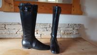Donna Carolina Lederstiefel Gr 38 schwarz Bayern - Oberpleichfeld Vorschau