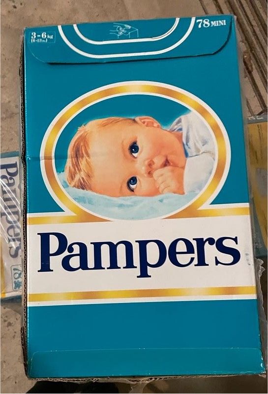 Windeln Pampers alt Vintage Retro aus den 1980-90 er in Rostock