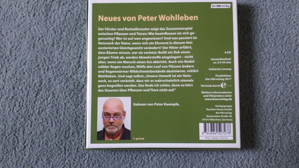 Das geheime Netzwerk der Natur - Peter Wohlleben (Hörbuch) in Bad Bocklet