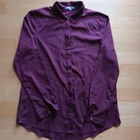 Damen Bluse Gr.42 langarm 100% Polyester weinrot Baden-Württemberg - Fellbach Vorschau