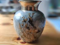 Schöne Vase+Schale aus Messing, emailliert mit chinesischem Motiv Niedersachsen - Harsefeld Vorschau