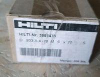 Hilti 200Stück M6x20mm Sechskant in A4 Sachsen - Dahlen Vorschau