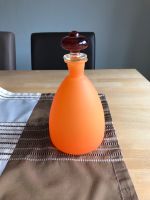 Glas-/Wasser-Karaffe oder Vase in orange Bayern - Dittelbrunn Vorschau