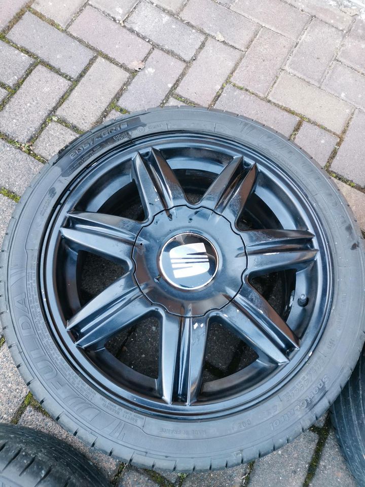 Sommerräder Alufelgen Seat Leon 6,5x16 5x112 in Billigheim