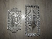 Vintage 2 eckige Glasschalen Platten Servierschalen Tabletts Nordrhein-Westfalen - Mülheim (Ruhr) Vorschau