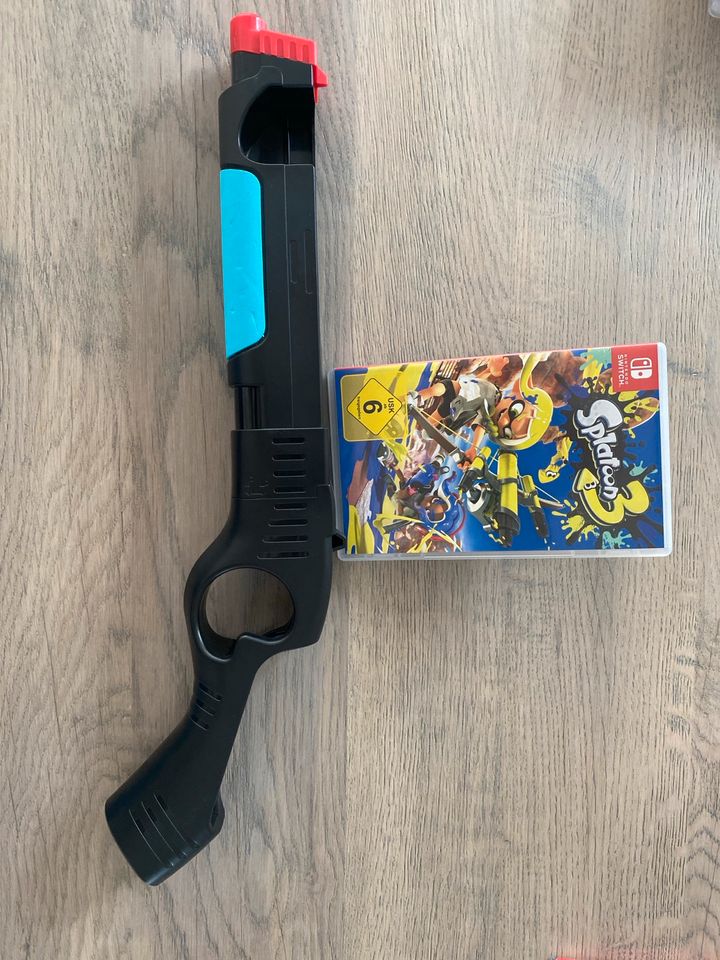 Splatoon 3 mit Shooting gun Nintendo Switch in Troisdorf