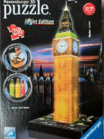 Ravensburger 3D Puzzle Big Ben Night Edition Baden-Württemberg - Ehingen (Donau) Vorschau