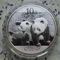 1 Unze/Oz 999 Silber China Panda 2010 Baden-Württemberg - Freiburg im Breisgau Vorschau