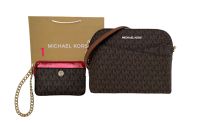 Michael Kors MK Tasche Geldbörse Jet Set Braun Rot Schwarz NEU Hessen - Reiskirchen Vorschau