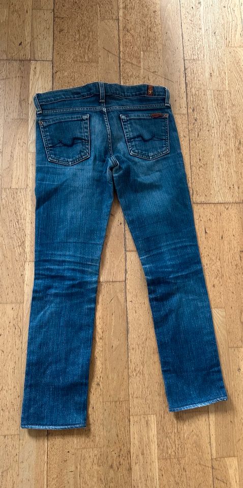 7 Seven for allmankind Jeans , 25, gekürzt , blau in Düsseldorf