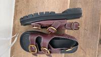 Zara Sandalen Echt Leder Gr. 37 plateau platform Bayern - Arnstein Vorschau