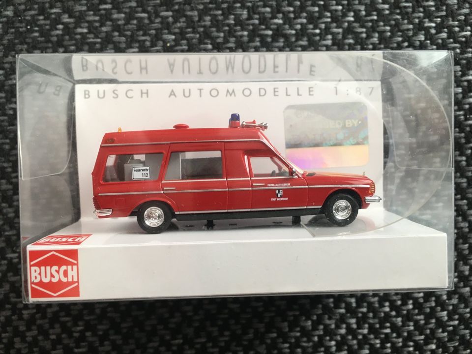 BUSCH Mercedes W123 verschiedenen Modellen mit OVP 1:87 in Ispringen