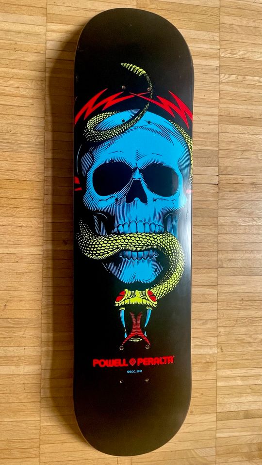 Powell Peralta Mike McGill Skateboard Deck 8.0 2010 Blau Gelb in Berlin