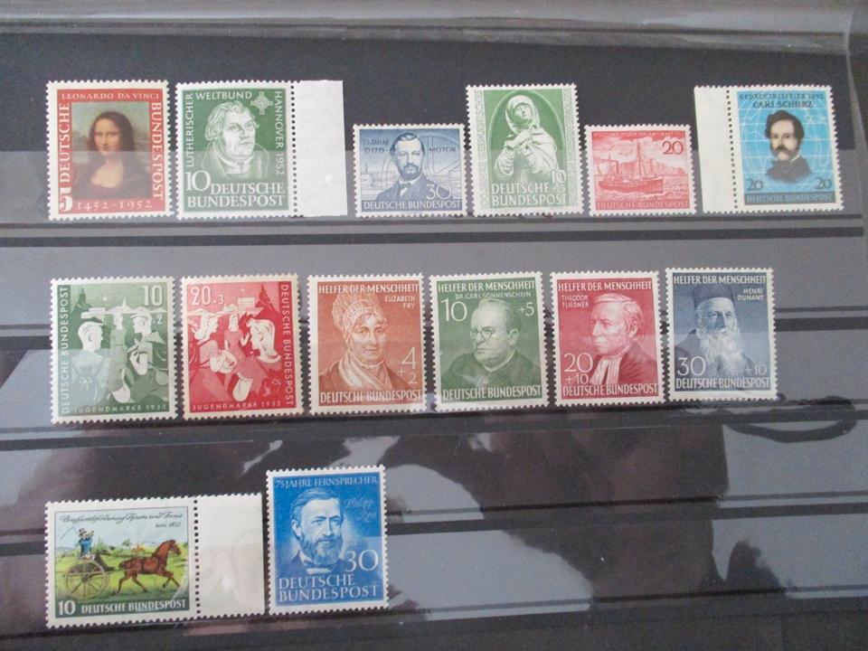 KOMPLETTER - POSTFRISCHER - Jahrgang 1952 - Bundesrepublik in Mudenbach