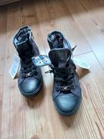 Mustang Leder, Leinen, Sneaker, Turnschuhe, Laufschuhe, Gr: 37 Brandenburg - Eisenhüttenstadt Vorschau