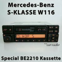 Original Mercedes Special BE2210 Kassette W116 Radio S-Klasse Nordrhein-Westfalen - Gütersloh Vorschau