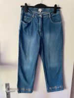 Wissmach Collection Vintage 7/8 Hose mit Stickerei gr. 38 blau Hamburg-Nord - Hamburg Barmbek Vorschau