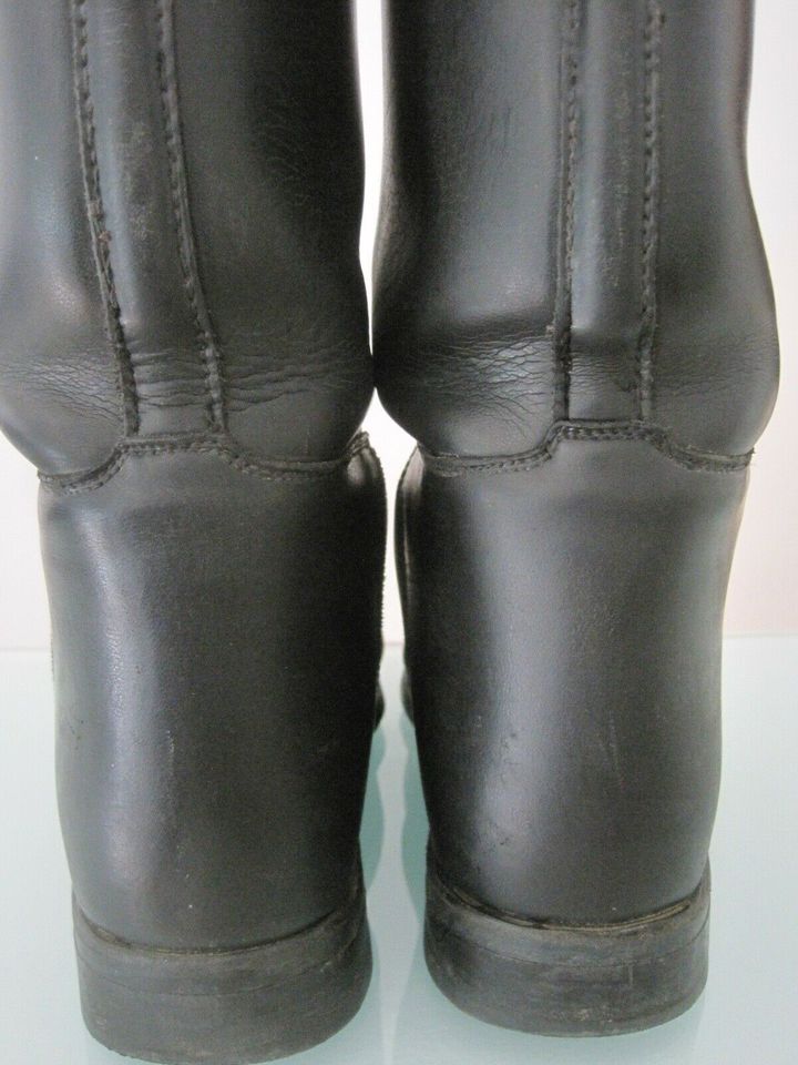 Reitstiefel Leder, schwarz von Petrie Gr. 5, 38 incl. Versand in Essen