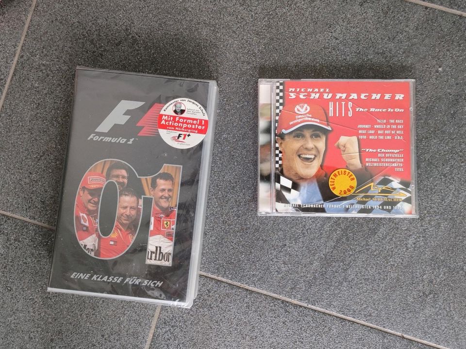 Michael Schumacher VHS Ovp und Hits CD in Lüdinghausen
