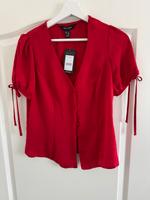 Asos Bluse Hemd rot Sommer Gr XS Gr 34 schleifen Neu Nordrhein-Westfalen - Hagen Vorschau