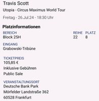 Travis Scott Frankfurt 26.07 Köln - Porz Vorschau