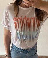 Leichtes T-Shirt oversized S.Oliver Print Sunshine Glitzer bunt S Hessen - Birstein Vorschau