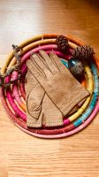 Vintage HANDSCHUHE Camel Ocker Echtleder Retro Gr.7,5 Frankfurt am Main - Nordend Vorschau