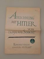 Abrechnung mit Hitler Dr. Schacht Rowohlt Verlag 1948 Baden-Württemberg - Ulm Vorschau