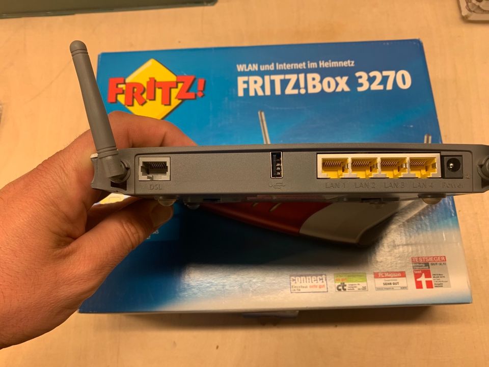 FritzBox 3270 WLan Heimnetzwerk DSL in Schwanstetten