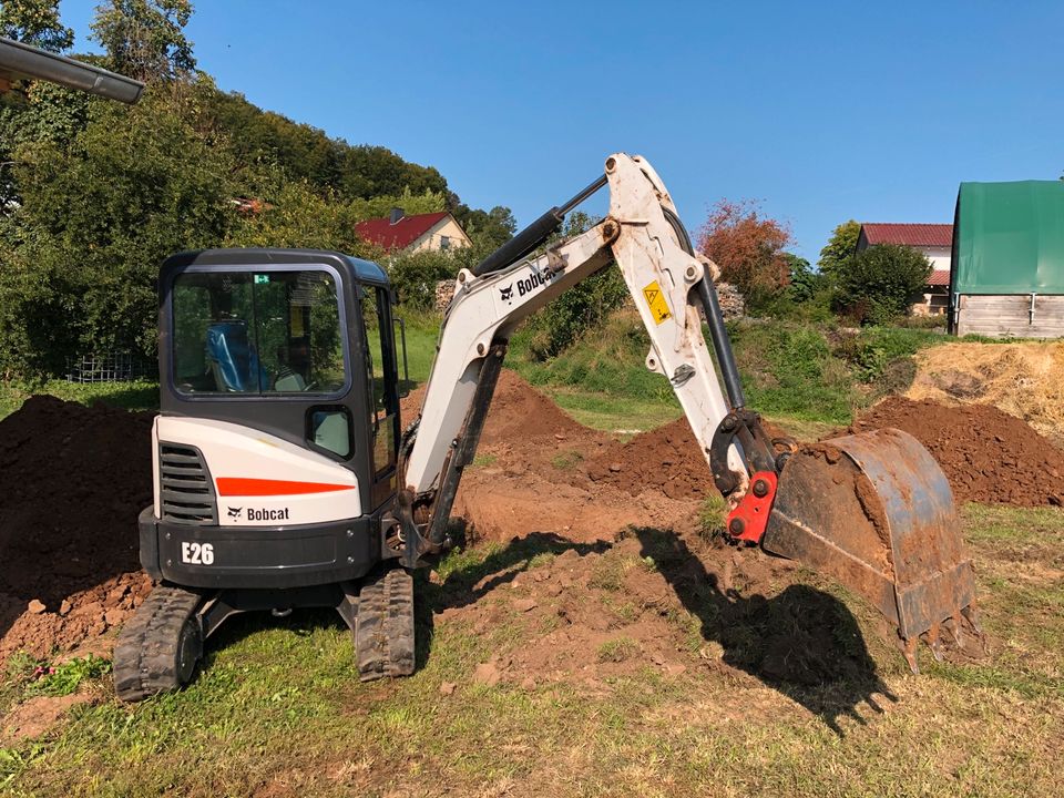 Bagger Bobcat Mieten Vermietung Garten in Sontra