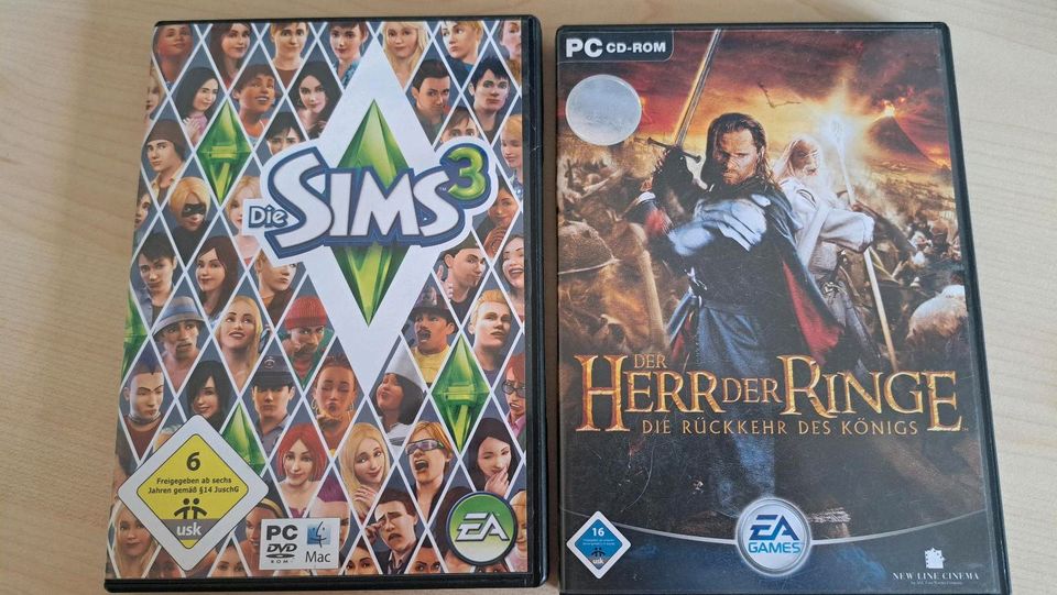 Pc Spiel -  Sims 3 und Herr der Ringe in Tettnang