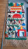 Aus Brasilien. Handmade Bild aus Stoff u Naturfasern Kinder Deko Bayern - Oberstdorf Vorschau