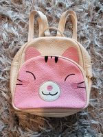 Eleganter Kinder Rucksack Rosa Beige Gold mit Kätzchen Gesicht Rheinland-Pfalz - Rülzheim Vorschau