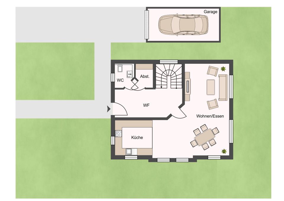 Neubautraum im Toskana Stil! Einfamilienhaus mit malerischem Garten und höchster Energieeffizienz in Creußen