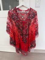 Tunika Bluse Strandkleid rot gemustert Glitzeraplikationen Dithmarschen - Heide Vorschau