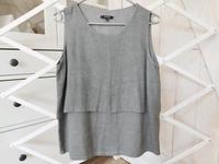 Opus Bluse Shirt grau Gr. 36 S Viskose Top Volant Nordrhein-Westfalen - Herford Vorschau