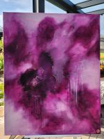 Abstraktes Acrylbild auf Leinwand 80x100 purple /violett Schleswig-Holstein - Stolk Vorschau