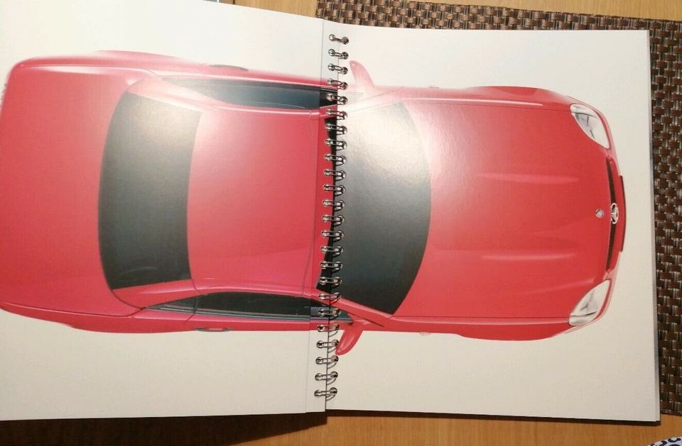 Mercedes SLK Mappe Cover Aluminium Ringbuch u Buch Traumrouten in Waakirchen