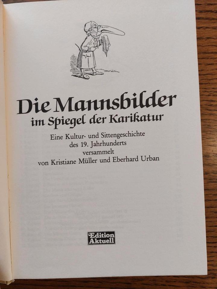 Die Mannsbilder im Spiegel der Karikatur 1987 Kristiane Müller in Nagold