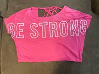 pinkes Croped Top "Be Strong" Baden-Württemberg - Ditzingen Vorschau