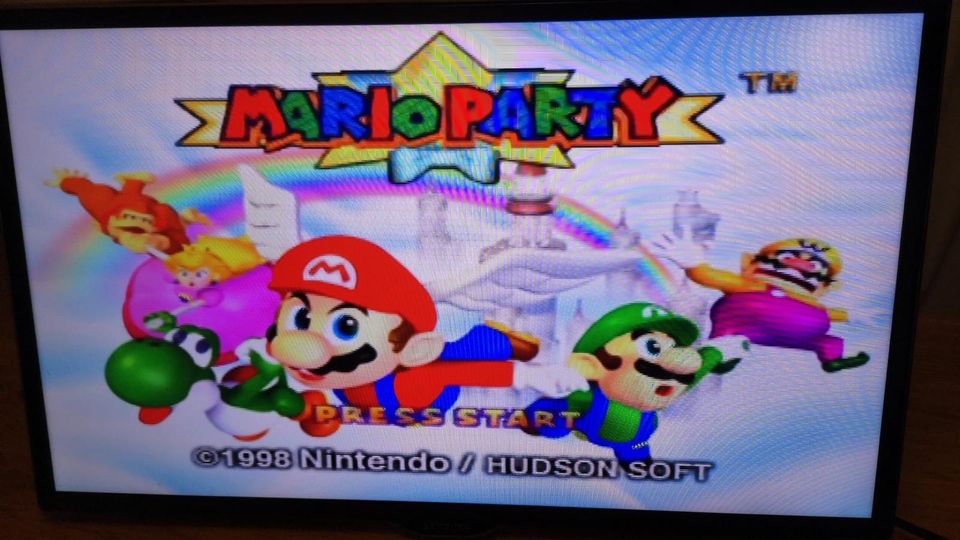 Nintendo 64 Konsole, Mario Party, ein Controller in Bodenwöhr