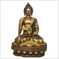 Erdender Buddha 33cm 4 KG Messing Kupfer Nepal Tibet Buddhismus B Hamburg-Mitte - Hamburg Hamm Vorschau