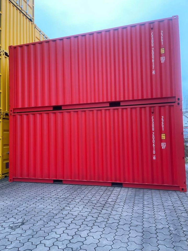Seecontainer NEU 20Fuß & 40Fuß | Lieferung bundesweit | Lager in Lübeck