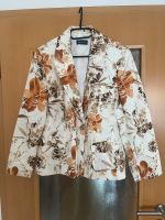 Blazer weiß orange beige Blumen Fabrizio A Hessen - Wehretal Vorschau