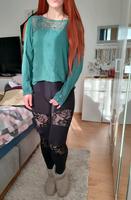 Italy Mode ♥️ Bluse Shirt Top Langarm 38 M L 40 Made In Italy Niedersachsen - Ilsede Vorschau