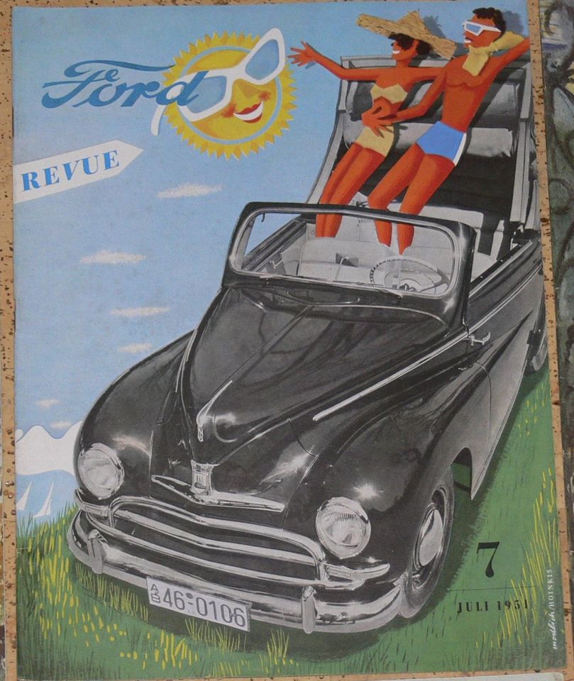 FORD Revue, Jahrgang 1951, Ausg 1 2 3 4 6 7 8 9 10 11 12 in Höxter